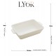 Refratário 23,5x15x5cm Porcelana Com Alça Basic Branco